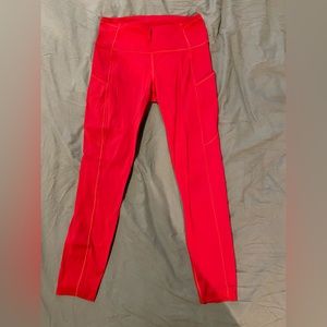 Lululemon red leggings